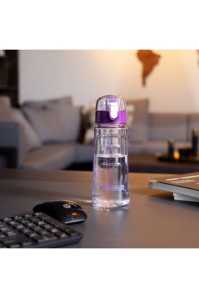 ROYALFORD زجاجة ماء مع علامة الحجم