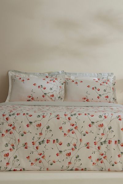 Karaca Home Σετ παπλωματοθήκη Lilian 100% βαμβακερό 120 σύρμα διπλό σατέν