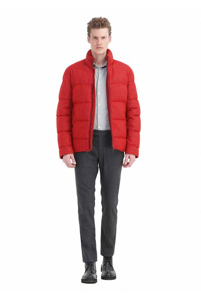 Ramsey Red Woven Coat
