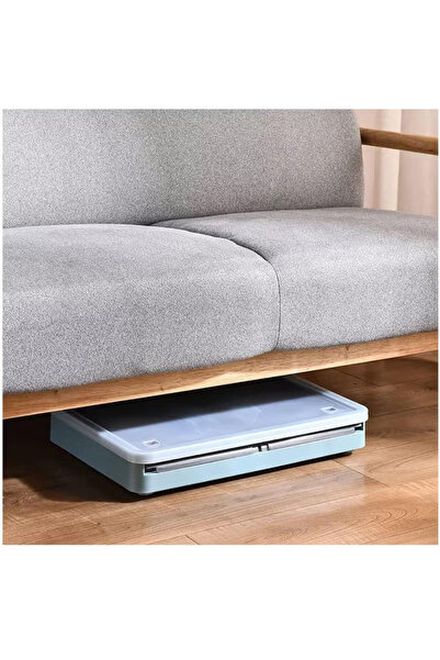 COOYA Storage Bin, Large Storage Box with Wheels, Lid, for Clothes, Toy, and Books (Green)