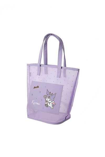 Miniso Sanrio Kuromi Mesh Shoulder Bag - 32x28cm