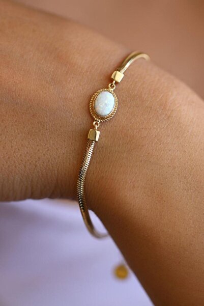 SEMİZ KUYUMCULUK İtalyan Opal Altın Bileklik