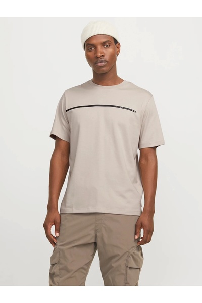 Jack & Jones Jack&jones 12273120 0 collared men's t-shirt - beige