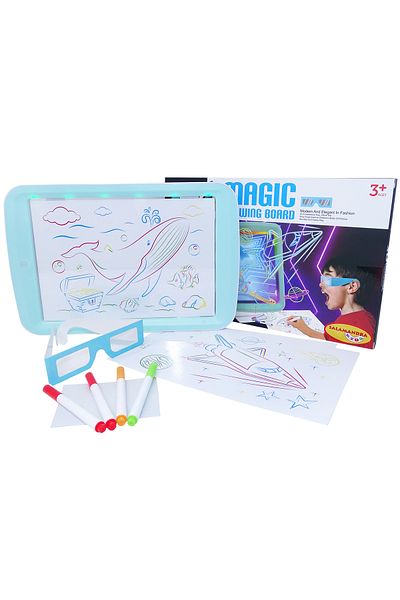 Salamandra Tabla de Scris si Desenat pentru Copii cu Lumini,  Magic Drawing Board