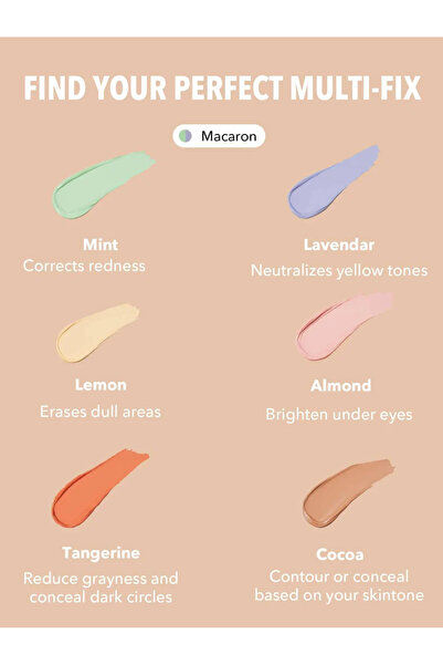 SHEGLAM Multi-Fix Concealer And Color Corrector, Multicolor
