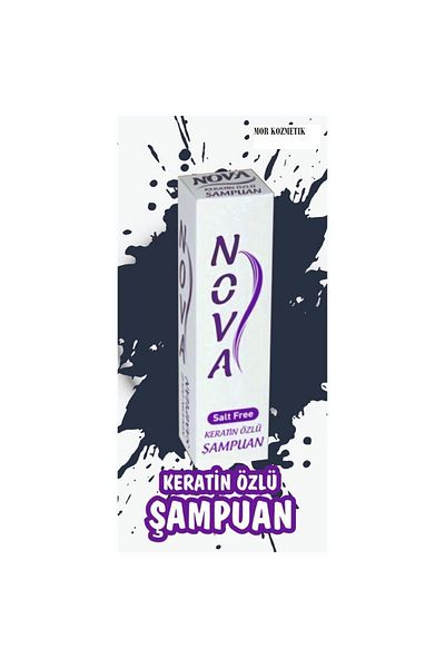 Nova Keratin Extract Salt-Free Shampoo 2 X 1 L
