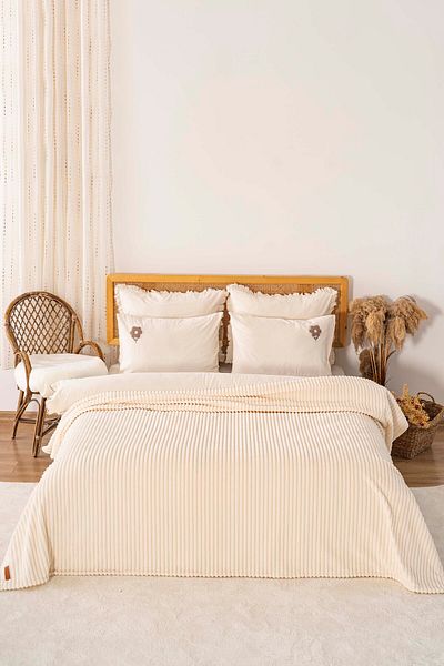 Rivaİstanbul Gloria Wellsoft Double Champagne Blanket