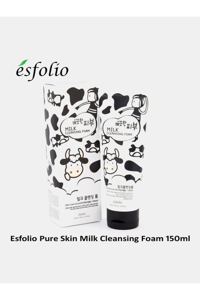 Esfolio رغوة تنظيف البشرة بالحليب النقي، 150 مل