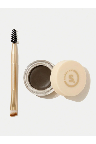 SHEGLAM Boss Brow Waterproof Pomade, Dark Brown