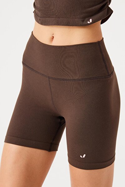 Jerf Aura 7cm Modal Kısa Şort Koyu Kahve