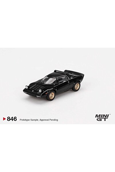 mini gt 1/64 Lancia Stratos Hf Stradale Nero - Blister Package Mgt00846-Bl