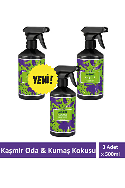 actisoft Oda ve Kumaş Kokusu Kaşmir 3 adet x 500 ml