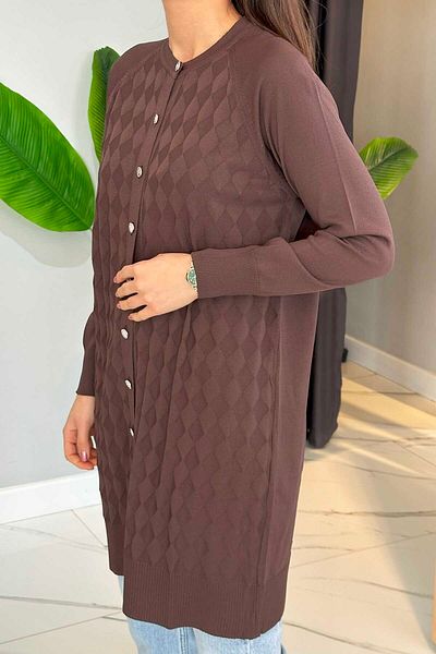 Nuss Cardigan maro 305