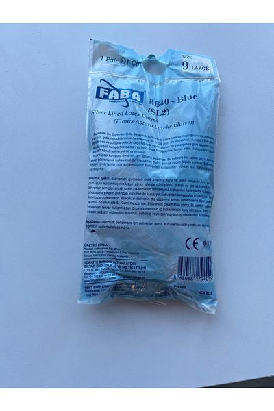 FABA Rb40 Blue - Latex Gloves
