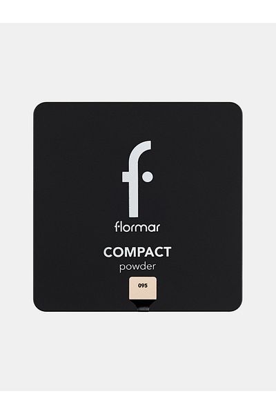 Flormar بودرة مضغوطة، 095 بيج بورسلين فاتح