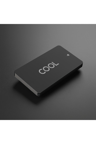 Cool Card Siyah Prestij NFC ve QR Kodlu Cool Dijital Kartvizit