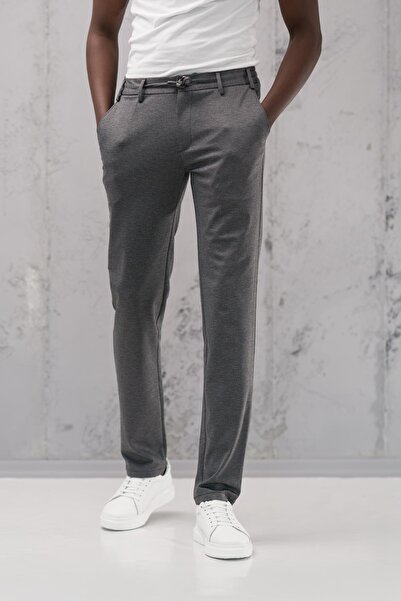 Dorss Брюки-джоггери з еластичним поясом і нитками з віскози, прямий крій, з еластичним матеріалом