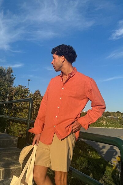Flaw Wear قميص الكتان الأساسي