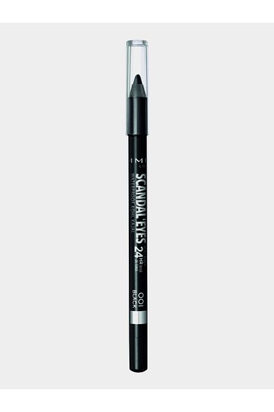 Rimmel Scandaleyes Waterproof Kohl Kajal Liner - Black. A Jet Black Shade.