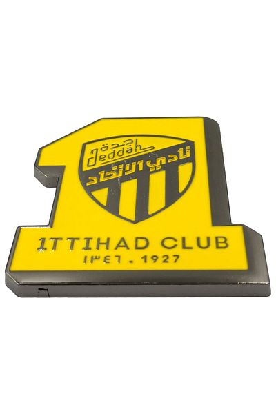 Generic Al-Ittihad FC Car Grill Emblem – Premium Metal Badge for Vehicle Decoration
