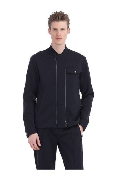 Ramsey Φούτερ Jacquard Λαχταριστό Πακέτο Ναυτικό Μπλε