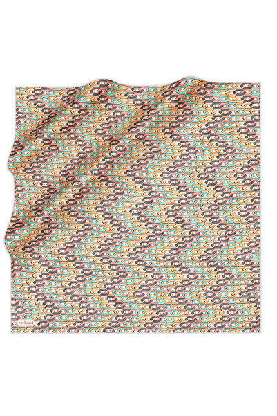 Cacharel Шарф Cacharel Twill з ланцюговим візерунком