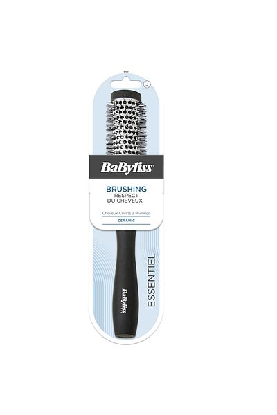BABYLİSS Babyliss Hair Brush Ceramic Soft Touch 28Mm - Soft Bristle To Reduce Hair Breakage, Unisex