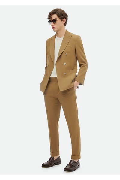 Ramsey Zeroweight Slim Fit Mink Suit