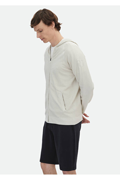 Ramsey Bej Kapüşonlu Jakarlı Hırka