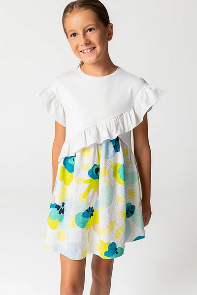 SheShe Dsl0370 Casual Floral Enjoyment Dress