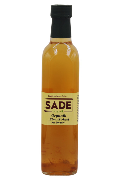 Sade Organik Elma Sirkesi 500 Ml