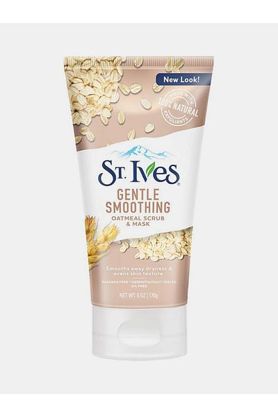 St. Ives Gentle Smoothing Face Scrub and Mask Oatmeal, 6 oz