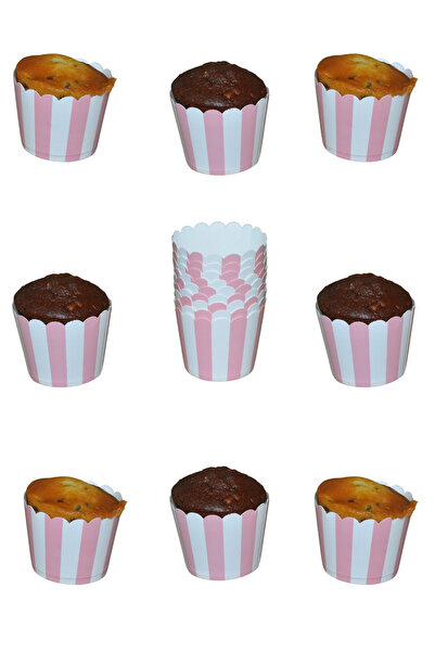 Larenya Cupcake and Muffin Cake Mold for Birthday Party - Set of 25