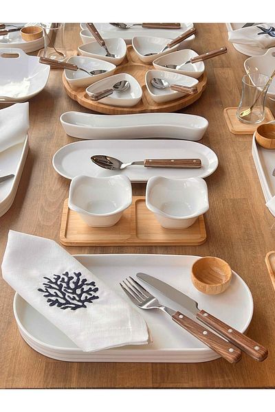 ROSSEV Pure Marina 81 Pieces - Breakfast Set for 6