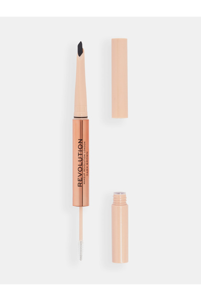 Revolution Fluffy Brow Filter Duo, Dark Brown