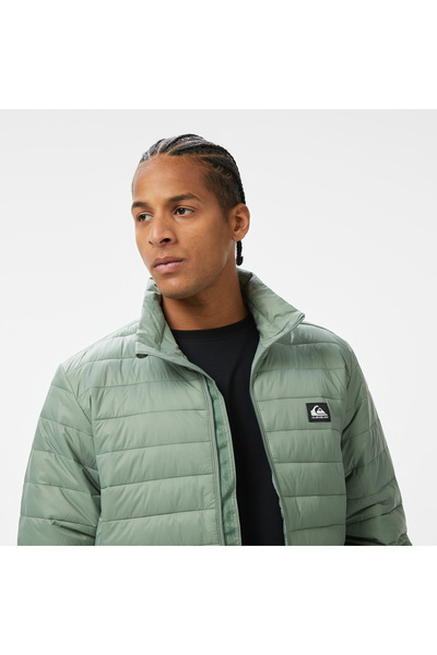Quiksilver Scaly Insulator Erkek Yeşil Mont