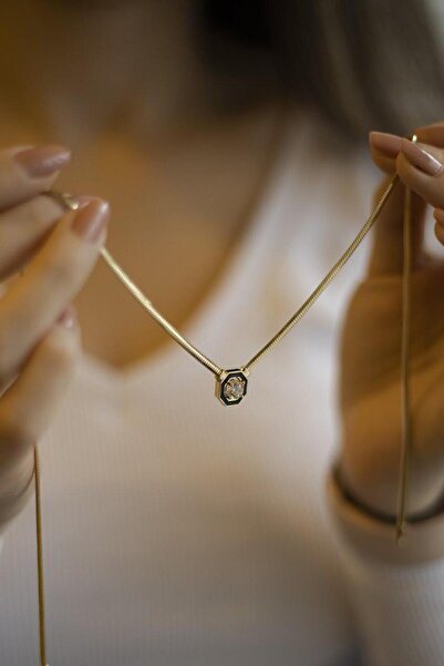 SEMİZ KUYUMCULUK Çağla Model Altın Kolye