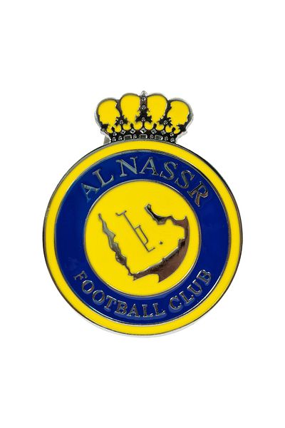 Generic Al-Nassr FC Car Grill Emblem – Premium Metal Badge for Vehicle Decoration