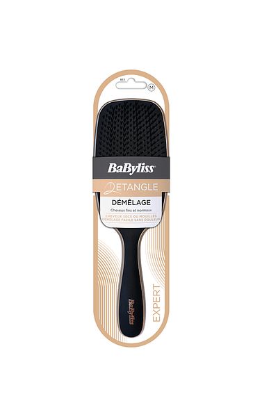 BABYLİSS Babyliss Detangle Thick And Normal Hair Brush - Soft Bristle To Reduce Hair Breakage, Unisex