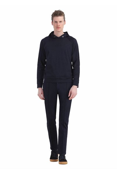 Ramsey Φούτερ με κουκούλα Navy Blue
