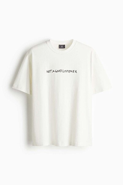 H&M تي شيرت مريح