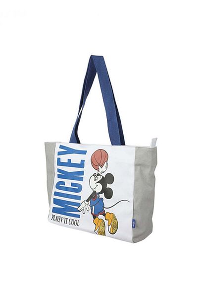 Miniso Disney Mickey Mouse Sports Series Minnie Soo Shoulder Bag - Grey - (43x29)