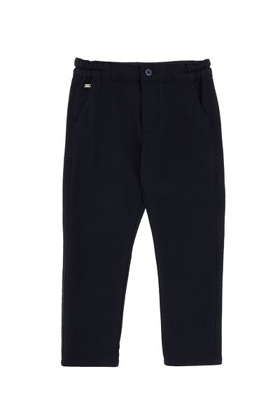 U.S. Polo Assn. Boy's Navy Blue Canvas Trousers 50305940 -Vr033