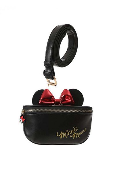 Miniso Shoulder Bag - Minnie Mouse Collection - Black - 21x7x18 cm