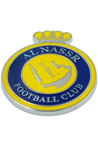 Generic Al-Nassr FC Car Grill Emblem – Premium Metal Badge for Vehicle Decoration