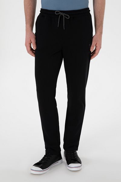 U.S. Polo Assn. Ανδρικό Slim Fit Straight Leg Μαύρο Φούτερ 50298020 -VR046
