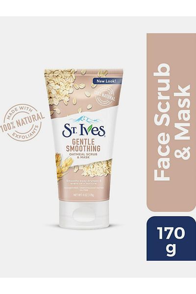 St. Ives Gentle Smoothing Face Scrub and Mask Oatmeal, 6 oz