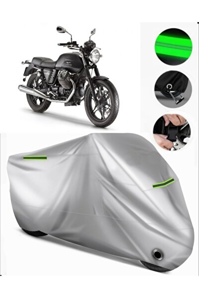 MotoEN غطاء دراجة نارية متوافق مع Moto Guzzi Stone 750 Premium (متوافق مع الق...