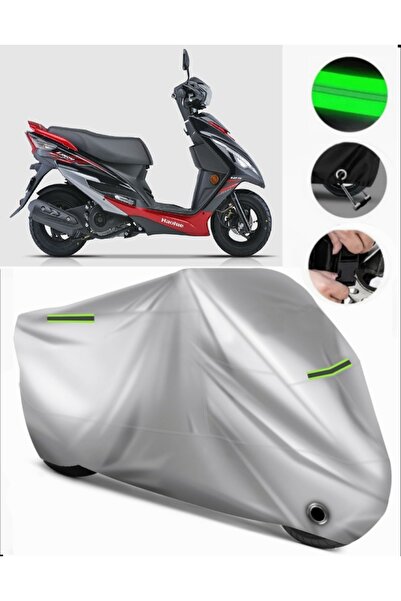 MotoEN Haojue HJ 125T-10 حقيبة خلفية متوافقة مع القماش المشمع للدراجات الناري...