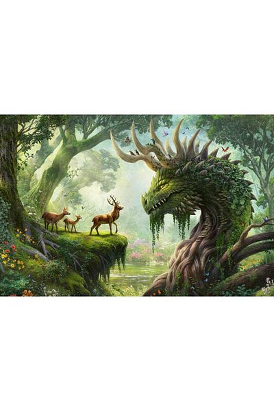 RAVENSBURGER - Forest dragon puzzle 3000 pieces